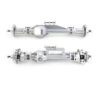 Parti RC Per Axial RBX10 Per Ryft 1/10 In Metallo Completo Asse Anteriore E Posteriore RC Crawler Car Parts Accessori(Silver,Set)