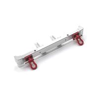 Parti Rc Per HuangBo For Toys ZP1001 ZP1002 ZP1003 ZP1004 1/10 Metallo Aggiornamento Refit Paraurti Posteriore RC Auto Ricambi Accessori Sostituzione(Silver)
