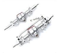Parti RC Per MN Per MN128 MN86 G500 Asse Anteriore E Posteriore In Metallo Migliorato Differenziale Asse RC Ricambi Per Auto(Silver,Set)