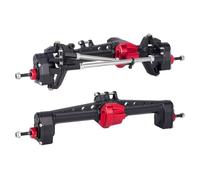 Parti RC Per SCX10 III 1/10 AR45P Assale Portale Offset Albero Trasmissione Velocità Costante Due Supporti Servocomandi Barra Dello Sterzo Auto Cingolate RC(Black,Set)