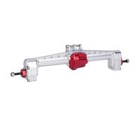 Parti RC Per SCX10 III 1/10 AR45P Assale Portale Offset Albero Trasmissione Velocità Costante Due Supporti Servocomandi Barra Dello Sterzo Auto Cingolate RC(Silver,Rear)