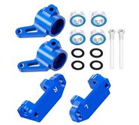 Parti Rc Per Slash Per Stampede Per Rustler 1/10 Anteriore Metallo Caster Blocco Blocchi Sterzo Posteriore Stub Asse Supporti Kit 2WD RC Parti Automobili