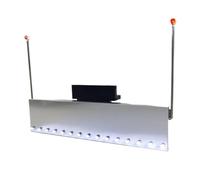 Parti RC Per Tamiya 56344 56301 1/14 Paraurti Anteriore In Metallo Con Luci RC Camion Rimorchio Ribaltabile Per King Car Fai Da Te Accessori Di Aggiornamento Parti Di Ricambio(White)