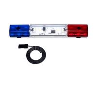 Parti RC Per Tamiya Per Scania 770S R620 Per Volvo FH16XL 750 Per Benz Arocs 1/14 Luce Di Segnalazione Rotante A 360° Lampada Da Tetto RC Autocarro Con Cassone Ribaltabile(Red and blue)