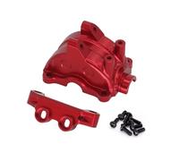 Parti Rc Per Tamiya Per TT02 Copertura Cambio Differenziale Anteriore O Posteriore In Alluminio E Supporto Braccio Superiore Stabilizzatore Braccio Kit Aggiornamento Auto RC(Red)