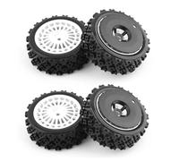 Parti RC per Tamiya per XV01 TA06 per TT-01 TT-02 PTG-2 1/10 72mm Gomma Pneumatici delle Ruote RC Auto da per Corsa Parti di Aggiornamento Accessori Modifica(Black)