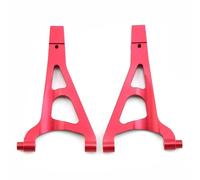 Parti RC Per Traxxas Per Summit Per E-Revo Per VXL 1/16 Set Bracci Sospensione Anteriori Posteriori Superiori Inferiori In Metallo 7131 7132R Parti Aggiornamento Auto RC Accessori(Red,Front Upper Arm)
