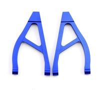 Parti RC Per Traxxas Per Summit Per E-Revo Per VXL 1/16 Set Bracci Sospensione Anteriori Posteriori Superiori Inferiori In Metallo 7131 7132R Parti Aggiornamento Auto RC Accessori(Blue,Rear Upper Arm)