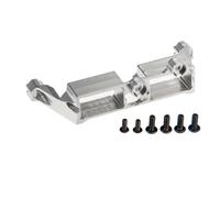 Parti Rc Per Traxxas Per TRX-4 1/10 In Lega Alluminio Staffa Bloccaggio Differenziale Sterzo Servo Montaggio RC Crawler Auto Parti Riparazione(Silver)