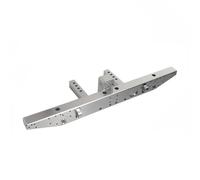 Parti RC Per Traxxas Per TRX4 Per Defender 82056-4 1/10 RC Crawler Auto Parti Aggiornamento Anteriore Metallo Paraurti Posteriore Verricello Base Di Montaggio Accessori Decorativi(Silver,Rear)