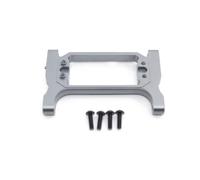 Parti Rc Per Traxxas Per TRX4 Per TRX6 G500 1/10 Supporto Servo Anteriore In Lega Alluminio Telaio Traversa Sterzo RC Crawler Auto Ricambi Riparazioni(Silver)