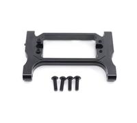 Parti Rc Per Traxxas Per TRX4 Per TRX6 G500 1/10 Supporto Servo Anteriore In Lega Alluminio Telaio Traversa Sterzo RC Crawler Auto Ricambi Riparazioni(Black)