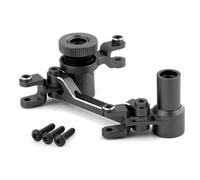 Parti Rc Per Traxxas Per UDR Per Unlimited Per Desert Per Racer 1/7 Gruppo Sterzo In Metallo Leve Squadra Dello Sterzo Braccio Corno Servo 8543 Parti Aggiornamento Auto RC(Black)