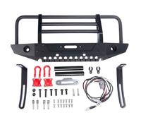 Parti RC Per TRX-4 1/10 Paraurti Anteriore Posteriore In Metallo Con Supporto Per Verricello Leggero RC Crawler Car Accessori Di Ricambio(Front)