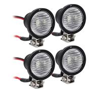 Parti RC Per TRX4 Per TRX6 Per Axial Per SCX10 90046 Per Wraith RR10 VS4-10 Per Redcat Gen8 1/10 Luci Fari Anteriori Luminosi Faretti RC Crawler Car(Square 4LED)
