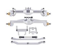 Parti RC Per TRX4M 1/18 Assali A Portale CNC A Per Diamante Da 10 Mm Con Attacchi Servo Lay-Down Per L'aggiornamento Di Assali Per Crawler RC(Silver)