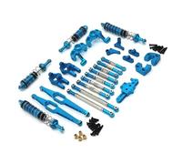 Parti Rc Per Wltoys 12429 1/12 RC Car Ammortizzatore Asta Sterzo Cup Kit Telecomando Crawler Accessori Parti Di Aggiornamento In Metallo(SKY BLUE)