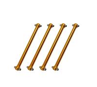 Parti Rc Per WLtoys Per HSP A979 A949 A959 A969 K929 Per Himoto 1:18 E18 Spino Parti Aggiornamento F/R Metallo Dogbone A959-07 4 Pezzi RC Auto(Yellow)