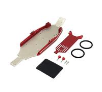 Parti Ricambi RC Per LOSI 1/24 Micro-B 2WD Per BUGGY Pavimento Lastra Seconda RC Auto Metallo Aggiornamenti Modifiche Parti Accessori(Red)