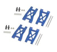 Parti Ricambi RC Per Traxxas Per LaTrax Per Teton 1/18 4 Pezzi Set Bracci Sospensione Anteriori Posteriori Metallo Telecomandi Parti Aggiornamento Per Auto(Blue)