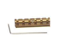Parti ricambio con regolazione divisa per dado a rulli in ottone per chitarra elettrica a 6 corde con dado per chitarra regolabile in altezza Ponte in ottone regolabile in altezza per parti