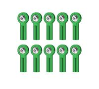 Parti Riparazione RC Per 10 Pezzi M2 Metallo Maglia Testine Tiranti Per Universale Fibbia A Testa Sferica Barche RC Per Mini Asta Di Spinta Dello Sterzo Bielle(Green)