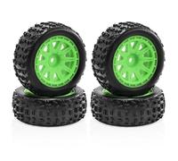 Parti Riparazione RC Per Arrma 2S Per Typhon Per Grom Per Traxxas 1/18 Rc Auto 4 Pezzi 55A Mozzi Ruota In Gomma Stile Mulino A Per Vento Per Lupo Dente Pneumatici Aggiornamento