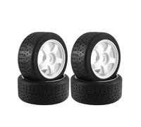 Parti Riparazione RC Per Arrma Per Infraction Per Felony Per Limitless Per Vendetta 1/7 RC Auto 17mm Hex On-Road Pneumatici Ruote Set Di Parti ARA55006(White)