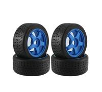 Parti Riparazione RC Per Arrma Per Infraction Per Felony Per Limitless Per Vendetta 1/7 RC Auto 17mm Hex On-Road Pneumatici Ruote Set Di Parti ARA55006(Blue)