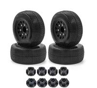 Parti Riparazione RC Per Arrma Per SENTON Per Vkar Per SCTX10 Per HPI 1/8 1/10 Rc Auto 4 Pezzi 110mm Pneumatico Per Camion A Breve Corso Con Ruota Esagonale Aggiornamento Parti