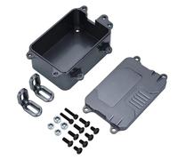 Parti Riparazione RC Per Axial Per SCX10 1/10 Kit Telaio In Metallo Con Ricevitore Scatola Attrezzatura Parti Di Aggiornamento Per Cingolati RC(Gray)