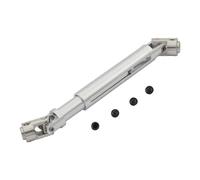 Parti Riparazione RC Per Axial Per SCX10 AX10 Per Tamiya CC01 D90 TF2 1/10 103-150mm CVD Giunto Albero Motore In Alluminio RC Per Rock Crawler(Silver)