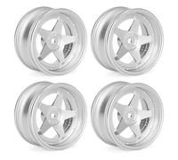 Parti Riparazione RC Per Hpi Per Redcat Per Sakura Per Hsp 1/10 Rc Auto 4 Pezzi Mozzi Ruota In Alluminio Cerchio 52x26Mm Offset Regolabile Aggiornamento Modifica Parti Decorative