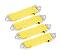Parti Riparazione RC Per LCG Per TRX4 Per Traxxas Per SCX10 1/10 4 Pezzi Cinghie Limitazione Degli Ammortizzatori Auto RC Crawler Accessori Fai Da Te Ad Alte Prestazioni(Yellow)