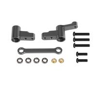 Parti Riparazione RC Per MJX Per Hyper Go 1/14 14301 14302 14303 RC Car Parti In Metallo Migliorate Accessori Componenti Dello Sterzo Con Maggiore Spazio Per Libero(Titanium)