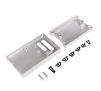 Parti Riparazione RC Per MN Per MN98 Per MN99s Modello 1/12 Auto Telecomandata Parti Aggiornamento Modifiche Metallo Fissaggio Della Scheda Del Circuito Sedile Sponda Posteriore(Silver)