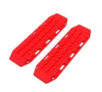 Parti Riparazione RC Per SCX10 Per TRX4 D90 1/8 1/10 1/12 1/14 2 Pezzi 132mm Per Scala Di Sabbia Rampe Recupero Tavola Per Decorazione Per Fuga RC Auto(Red)