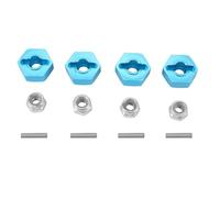 Parti Riparazione RC Per Tamiya Per TT01 Per TT-01 Per TT02 XV01 TB-04 WT-01N 1/10 4 Pezzi Adattatore Esagonale Ruota Metallo Da 12 Mm Parti Aggiornamento Auto RC