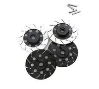 Parti Riparazione RC Per Tamiya Per TT01/TT02 Per HPI Per HSP Per 94123 Per Sakura D4 1/10 Rc Auto In Metallo 12mm Ruota Esagonale Hub Adattatore Freno A Disco Aggiornamento(Black)