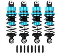 Parti Riparazione RC Per Tamiya Per TT02 1/10 4 Pezzi 62 Mm Lega Alluminio Ammortizzatori Ad Olio Set Smorzatore RC Drift Car Parti Aggiornamento(Blue)