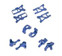 Parti Riparazione RC Per Traxxas 4-Tec 2.0 3.0 4Tec 2.0 Per VXL 1/10 10 Pezzi Kit Di Parti Di Aggiornamento In Metallo Bracci Di Sospensione Braccio RC Auto Da Per Strada(Blue)
