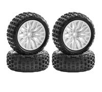 Parti Riparazione RC Per Traxxas Per Arrma 2S Per Typhon Per Grom 1/18 RC Auto 55A Gomma 4PCS Mozzi Ruota In Stile Albero Per Rock Per Terrain Pneumatici Parti Aggiornamento