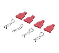 Parti Riparazione RC Per Traxxas Per Axial Per HPI Per HSP Per Wltoys Per Mjx 1/10 Rc Auto 4 Pezzi Clip In Silicone R Pin Corpo Rimuovi Aggiornamento Modifica Parti Di Ricambio