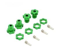 Parti Riparazione RC Per Traxxas Per E-Revo 3.3 Per E-Maxx Per Summit Per Slayer Pro 4X4 1/10 RC Monster Truck Parti In Alluminio Dado Mozzo Esagonale Ruota Scanalata 17 Mm(Green)