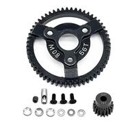 Parti Riparazione RC Per Traxxas Per Slash Per Stampede Per Rustler 4X4 V 1/10 Rc Auto Sperone Acciaio Ingranaggio Principale 50T-60T 32 Per Passo 0.8M 6842 6843 3956 Parti(56T)