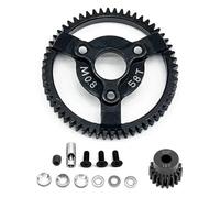 Parti Riparazione RC Per Traxxas Per Slash Per Stampede Per Rustler 4X4 V 1/10 Rc Auto Sperone Acciaio Ingranaggio Principale 50T-60T 32 Per Passo 0.8M 6842 6843 3956 Parti(58T)