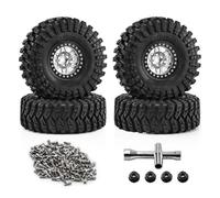 Parti Riparazione RC Per Traxxas Per TRX4 D90 Per Axial Per SCX10 Pro Per Capra Per Redcat Per MST 1/10 Rc Auto Big Size 125mm 1.9 Beadlock Wheel Rim Set Pneumatici Parti