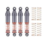 Parti Riparazione RC Per Trx4m Per Bronco Per Defender 1/18 Rc Crawler Alluminio 52Mm Big Bore Ammortizzatori Con Olio Riempito Parti Aggiornamento(Gray,4pcs)