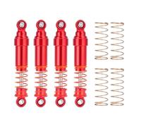 Parti Riparazione RC Per Trx4m Per Bronco Per Defender 1/18 Rc Crawler Alluminio 52Mm Big Bore Ammortizzatori Con Olio Riempito Parti Aggiornamento(Red,4pcs)