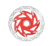 Parti Rotori Freno Moto Dischi freni per moto Rotore Centerlock per bici da 160 mm, rotore per freno a disco per bici da corsa MTB con dissipazione del calore da 140 mm(RED 140MM-1PC)